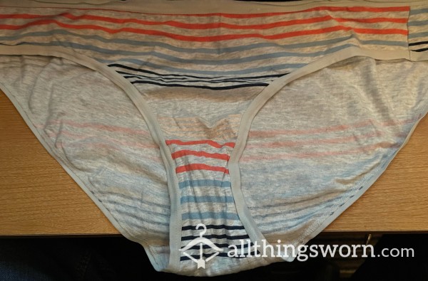 Well Worn Bikini Style Panties From This Preggo Mommy, Plus Bonus!