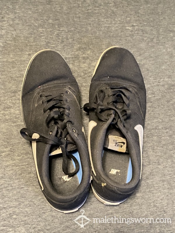 Well Worn Black And White Nike SB