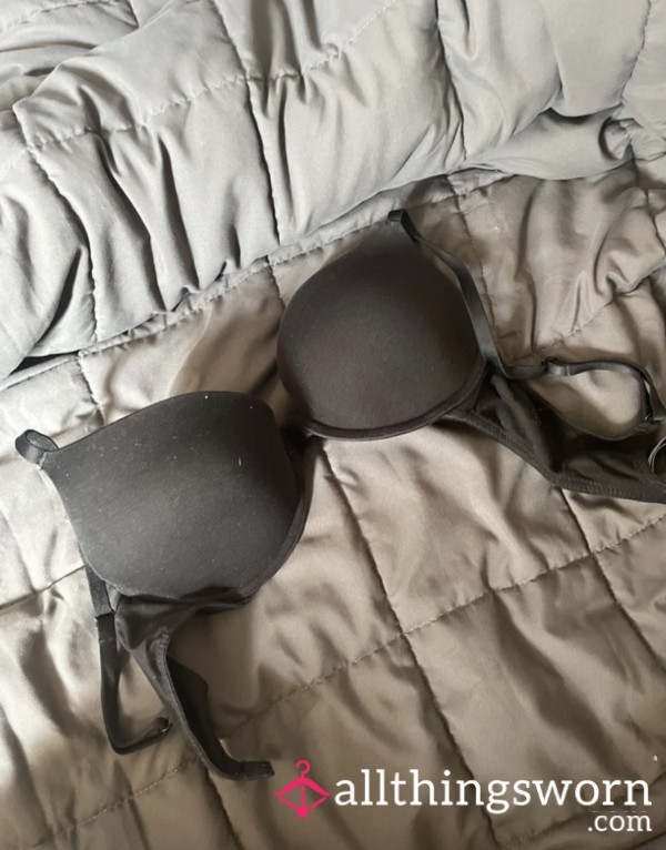 Well Worn Black Bra