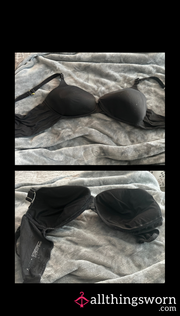 Well-worn Black Bra - 3 Years