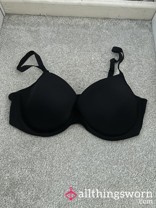 Well-Worn Black Bra – Soft, Scented & Full Of My Essence