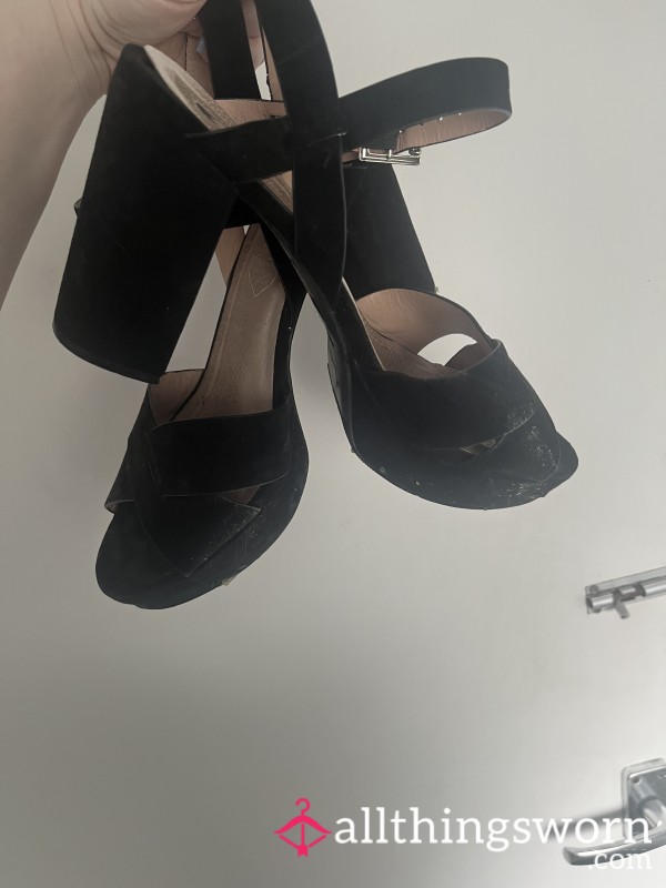 Well Worn - Black High Heels