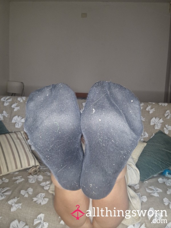 Well Worn Black Socks