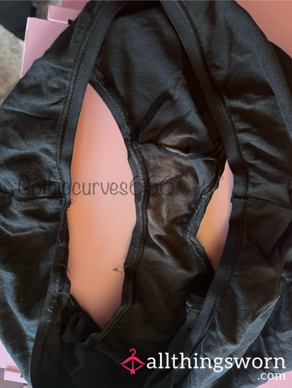 Well Worn Black Underwear