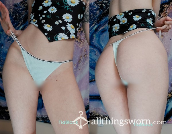 Well-Worn Blue Thong