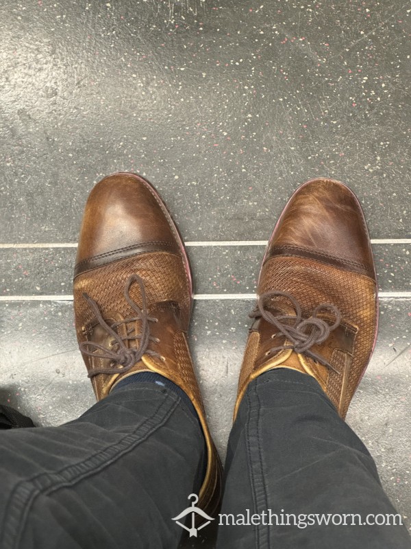 Well Worn Brown Shoes