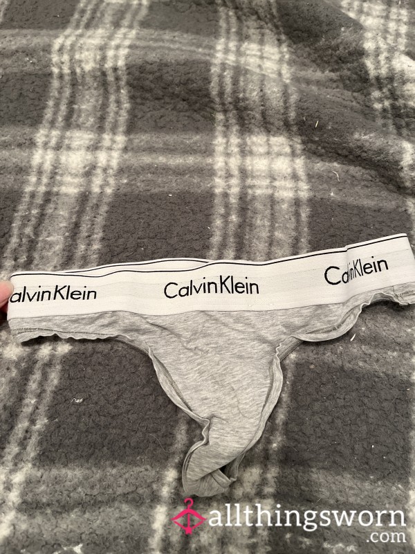 Well-worn Calvin Klein Thong