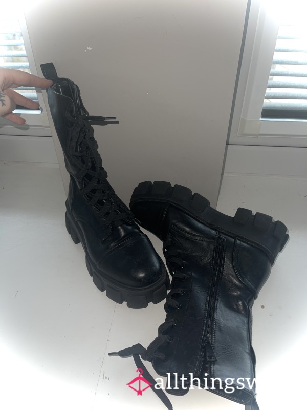 Well Worn Cargo Boots