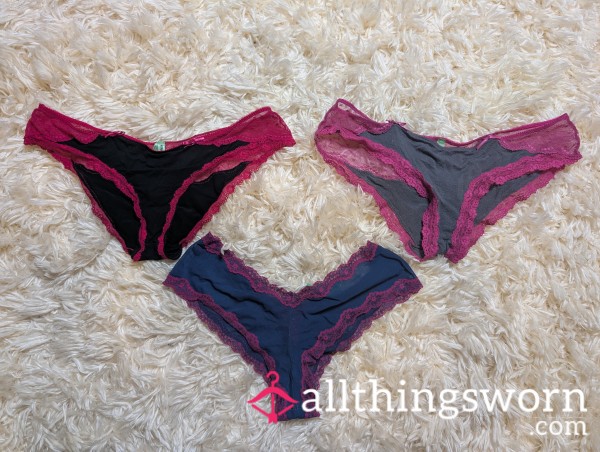 💝Well-Worn Cheeky Panties Bundle💝