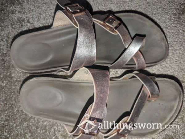 Well-worn Copper Sandal