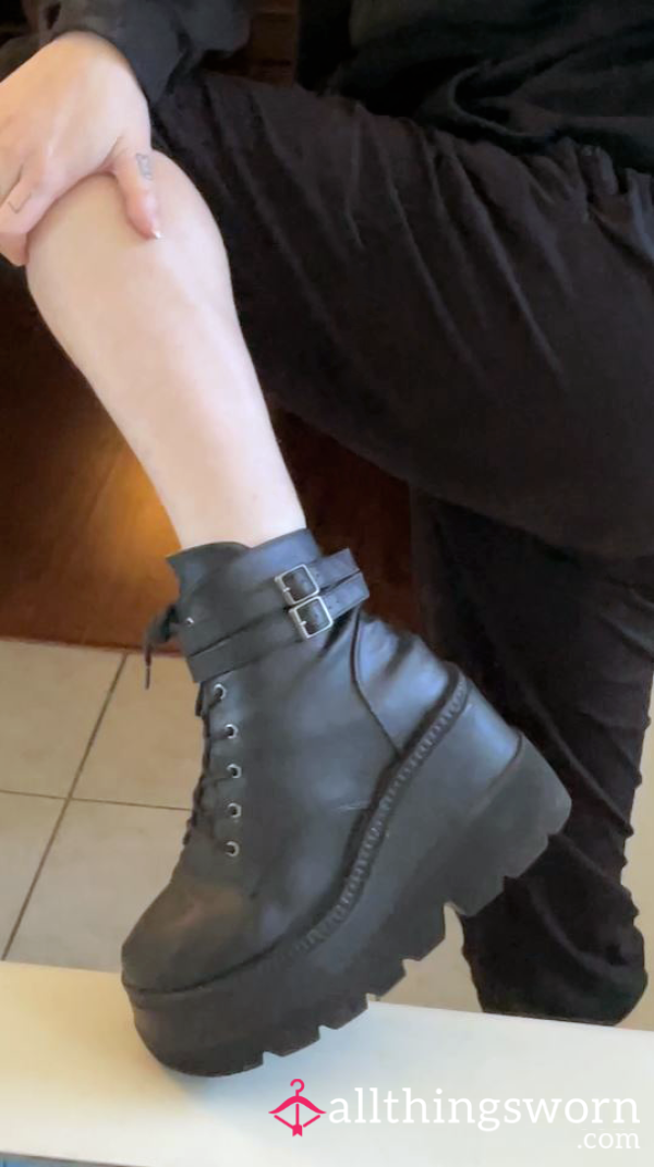 Daily Wear Demonia Goth Girl Boots US Size 9