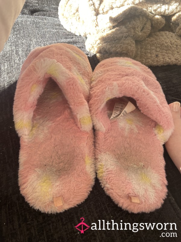 Well Worn Daisy Slippers