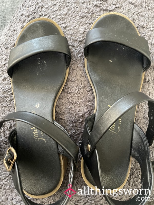 Well Worn Dirty Sandals