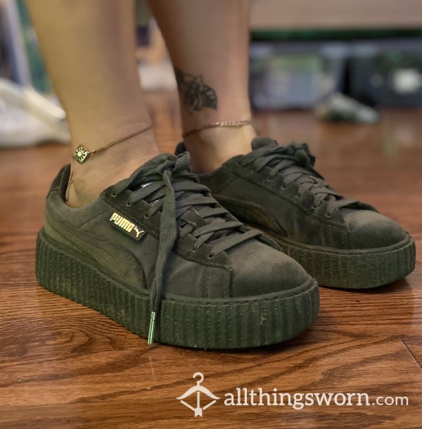 Well-worn Fenty Puma Platform Sneakers