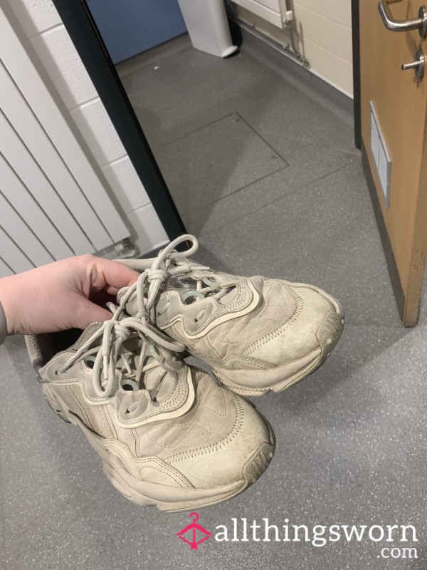 Well Worn, Filthy Adidas Trainers