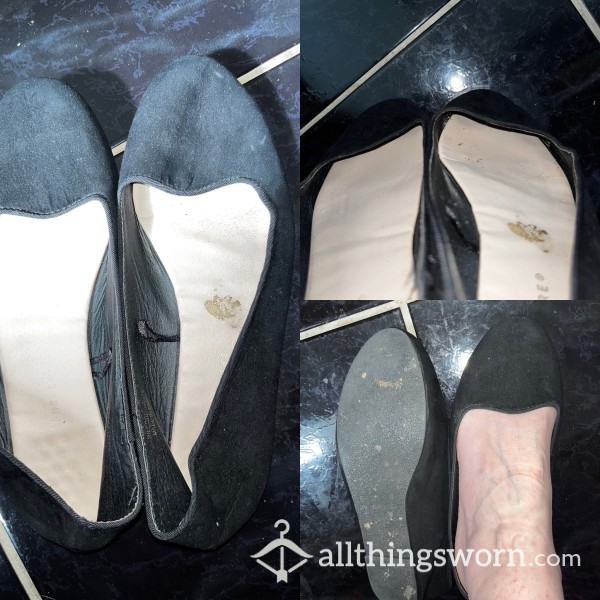 Well Worn Flat Work Shoes