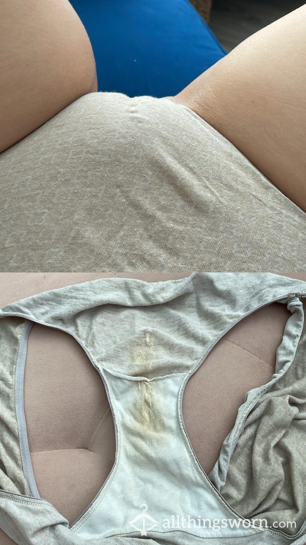 Well Worn Flight Attendant Cotton Granny Panties