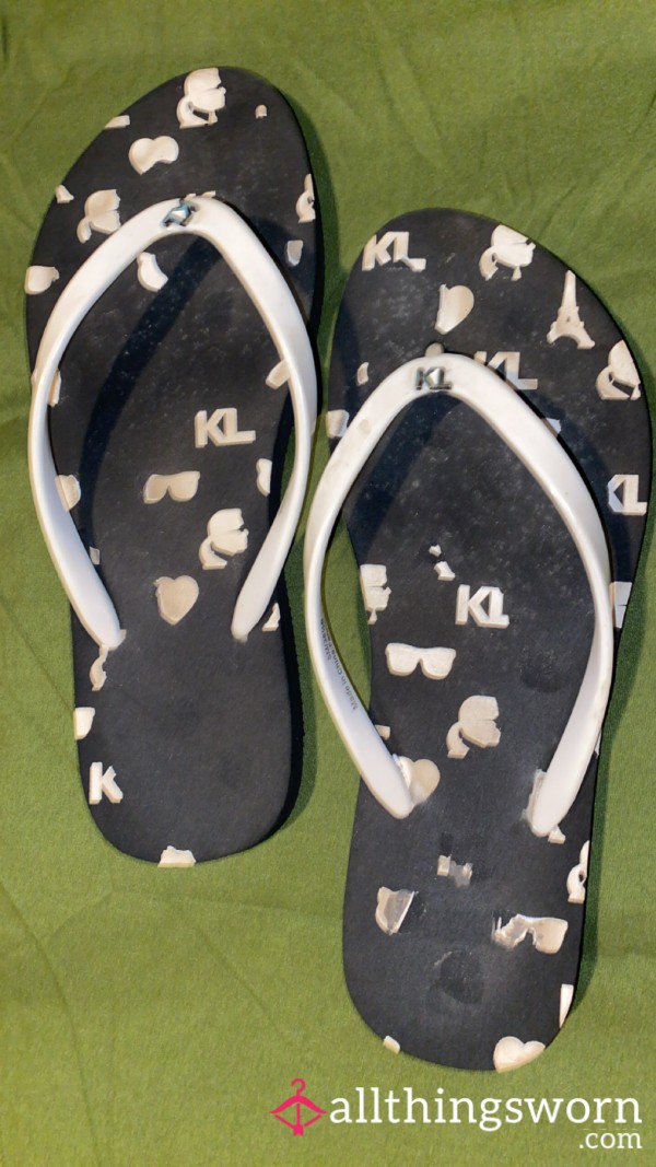 Well Worn Flip Flops