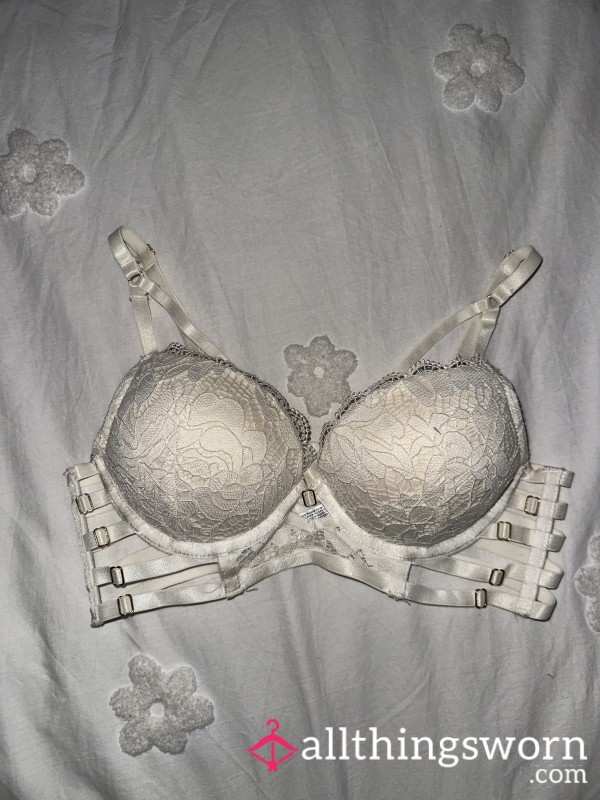 Well Worn Flor*l Lace Super Push Up Bra