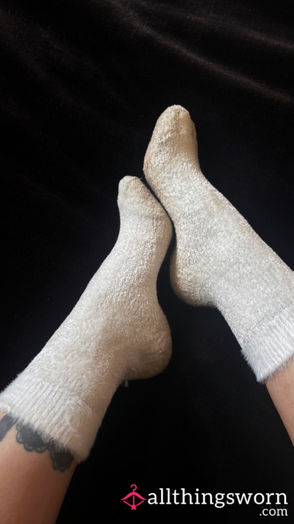 Well-worn Fluffy Slipper Socks