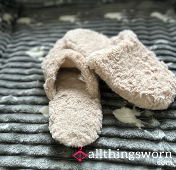 Well Worn Fluffy Slippers