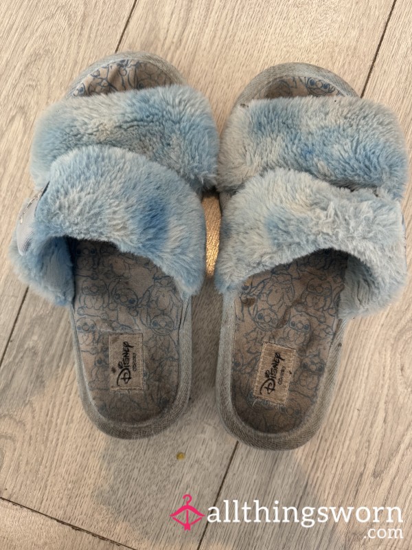 Well Worn Fluffy Slippers