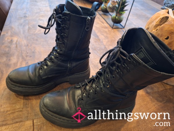 Well Worn G-star Raw Boots