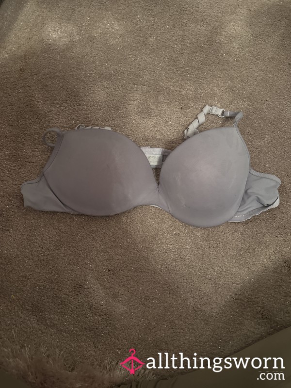 Well-worn Grey Bra