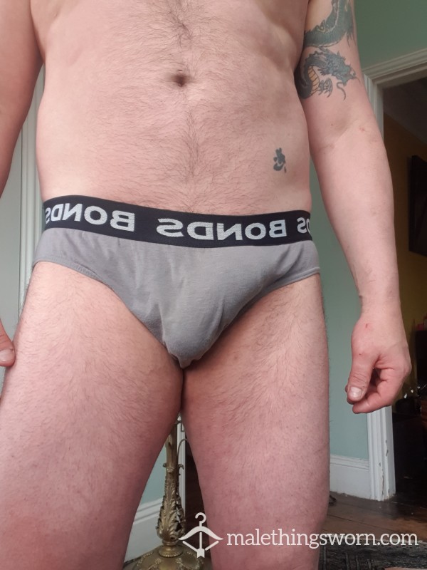 Well Worn Grey Gym Briefs