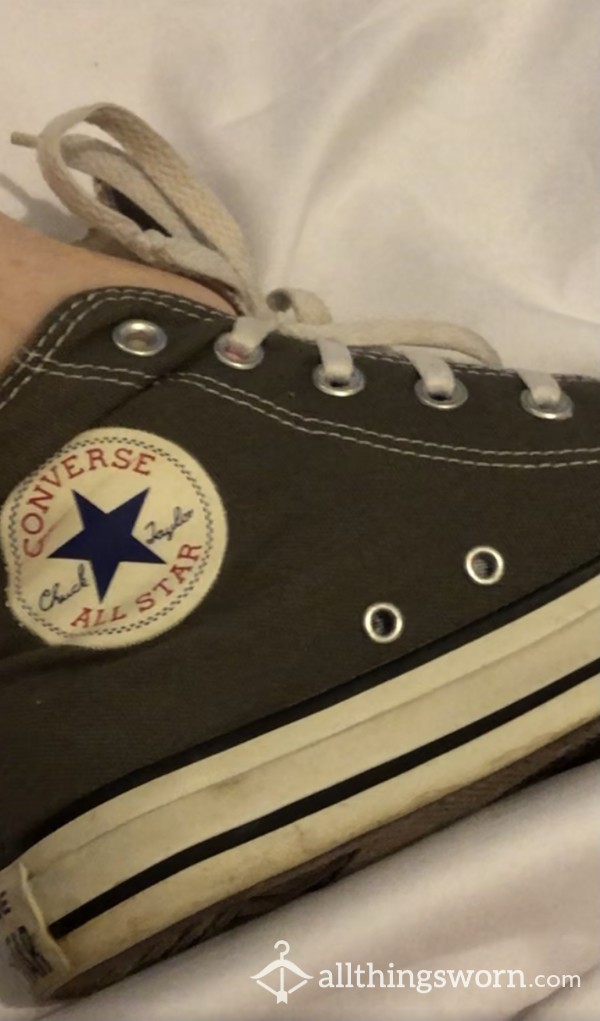 Well Worn Hi-top Converse Sneakers