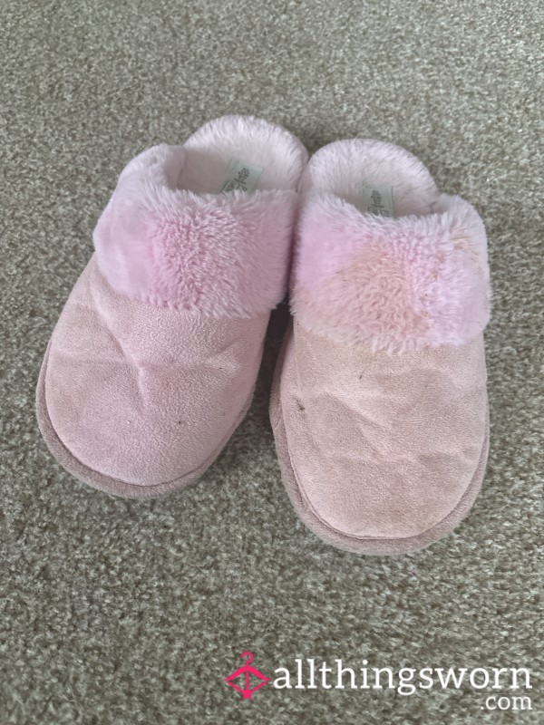 Well Worn Indoor Slippers