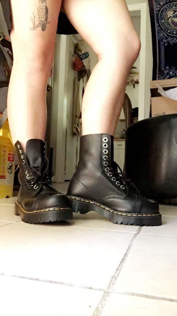 Well Worn Kitchen Worker Dr. Martens