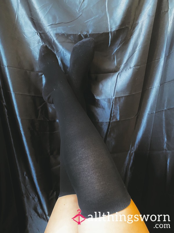 Well-worn Knee High Sweaty Socks