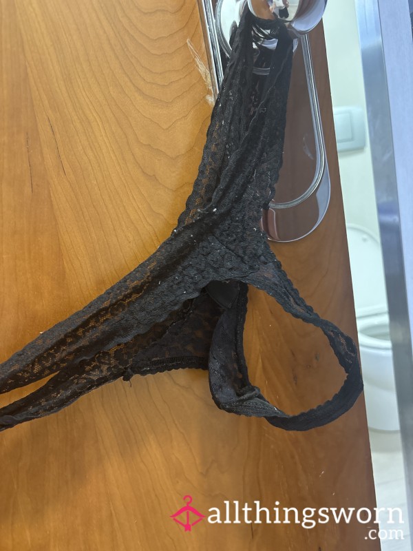 Well-worn Lace Thong