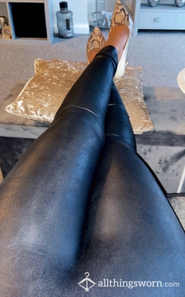 Well Worn Leather Leggings- £50!!