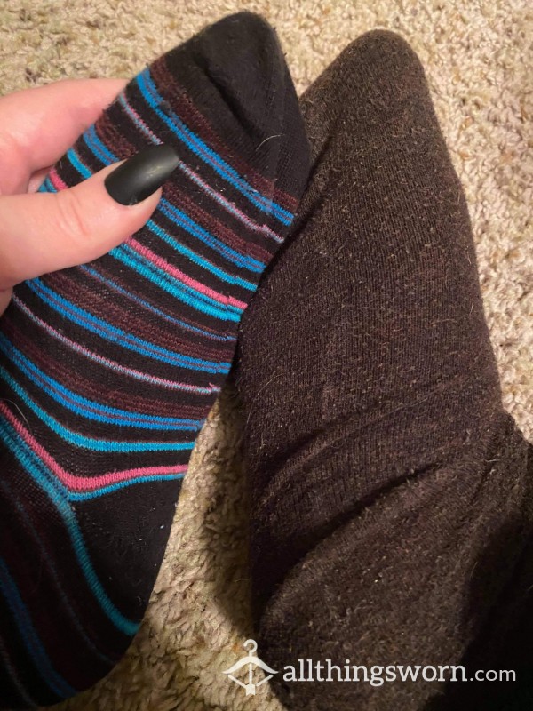 Well Worn Mismatched Socks