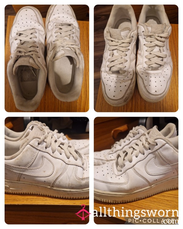 Well Worn Nike Air Force 1s