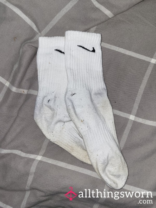 Well Worn Nike Crew Socks