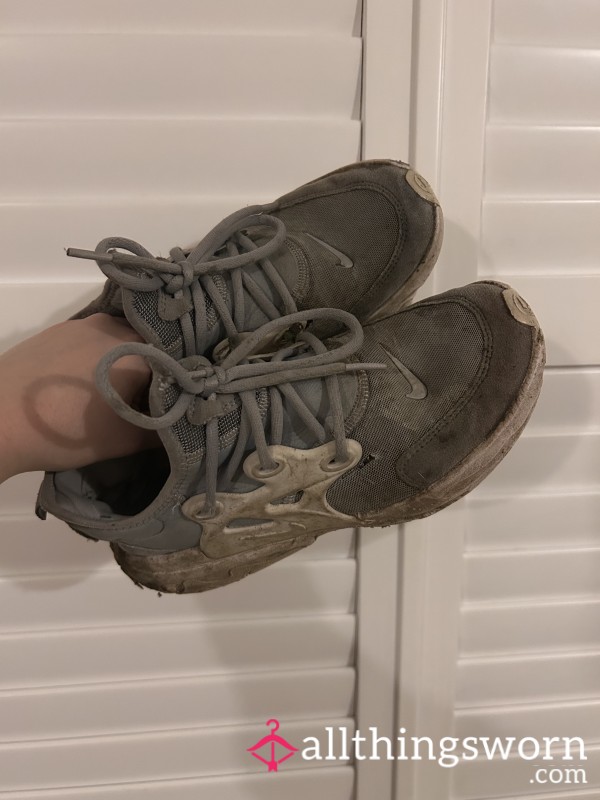 Well Worn Nike Work Out Trainers