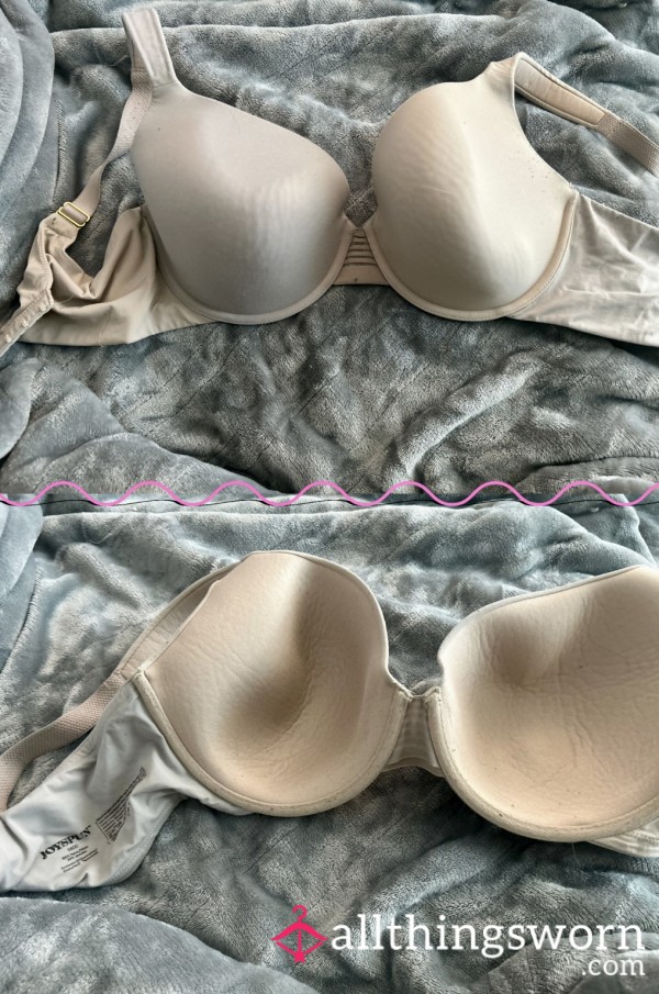 Well-Worn Nude Bra