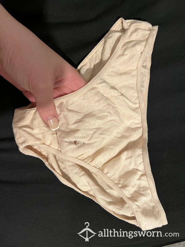 Well Worn Nude Panties.