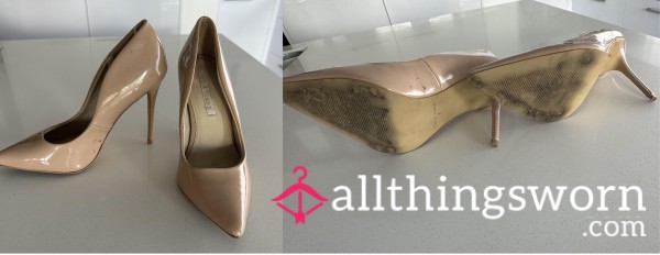 Well Worn Nude Stiletto In Size Au 7