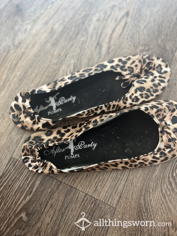 Well Worn Old Leopard Print Pumps