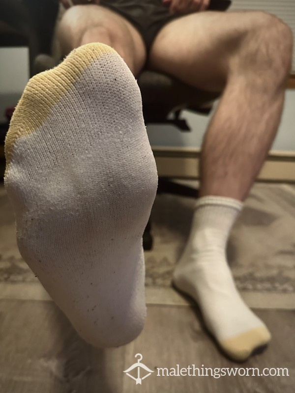 Well Worn (once White 😏) XL Size Gym Socks