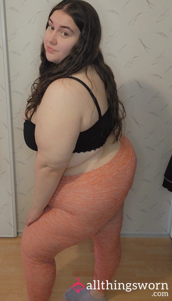 Well Worn Peach Plus Size Leggings