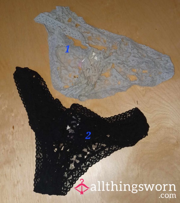 Destroyed Torn Panties L (12-14)