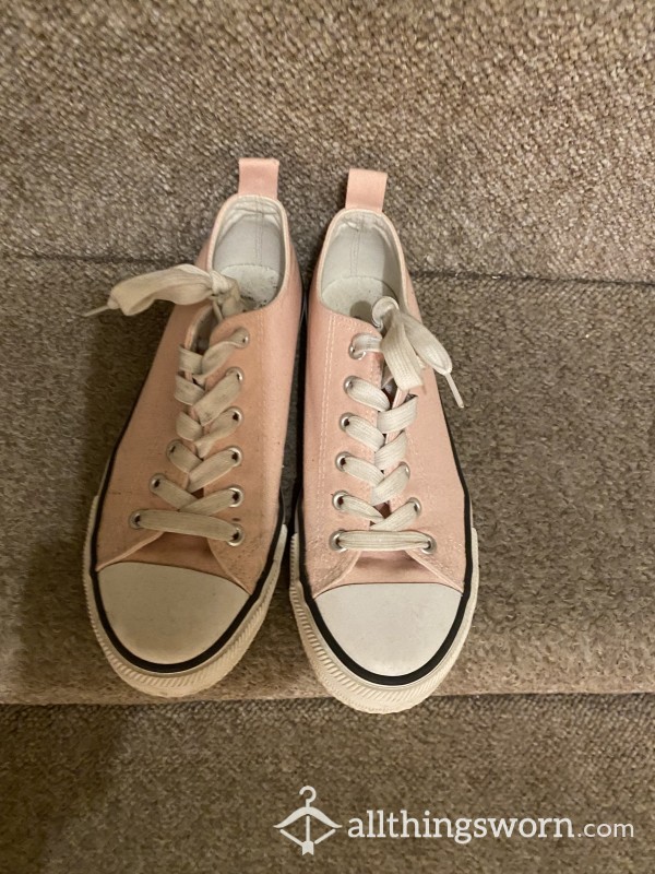 Well Worn Pink Converse Type