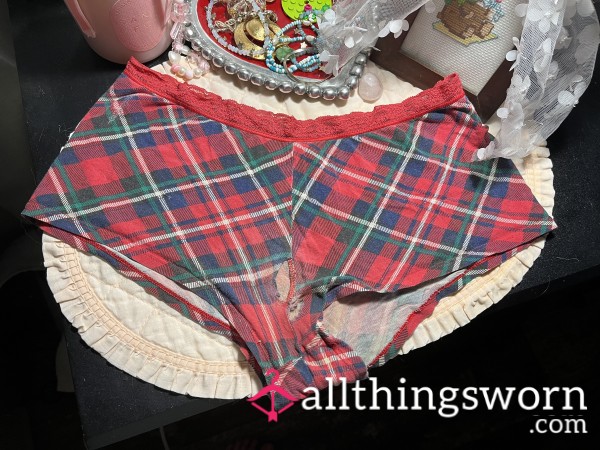 Well-Worn Plaid VS Panties