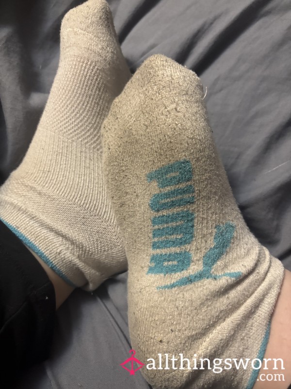 Well Worn Puma Socks!!