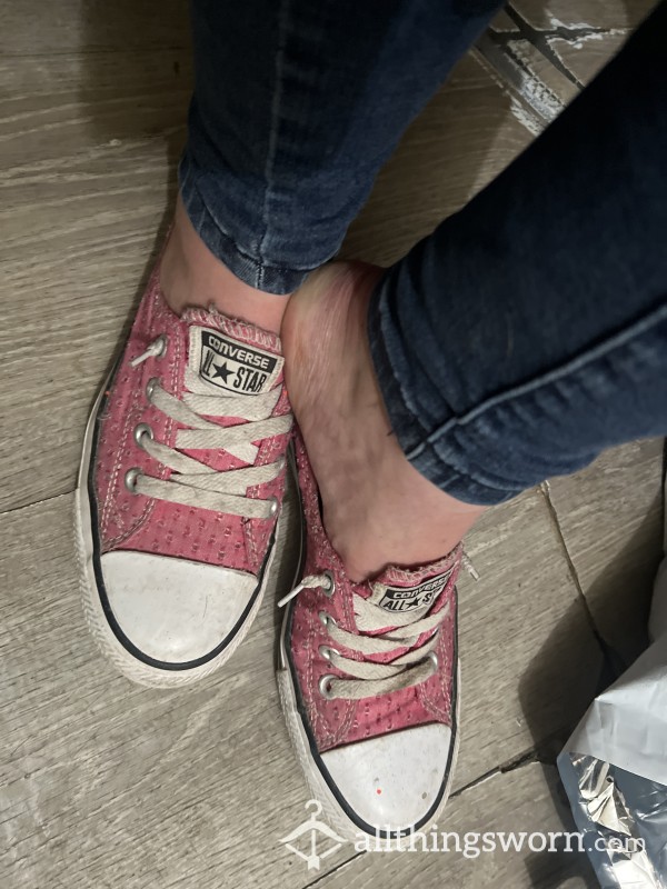 Well Worn Red Converse